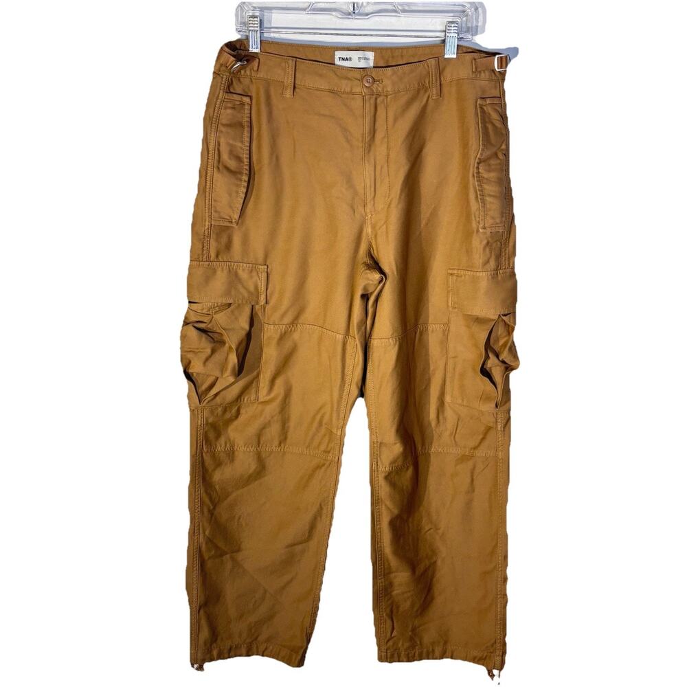 Aritzia TNA Women's Troop 100% Cotton Canvas Cargo Pants Size 12
